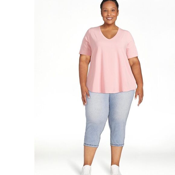 Terra & Sky Short Sleeve Tops Bundle Size 4X - Picture 4 of 8